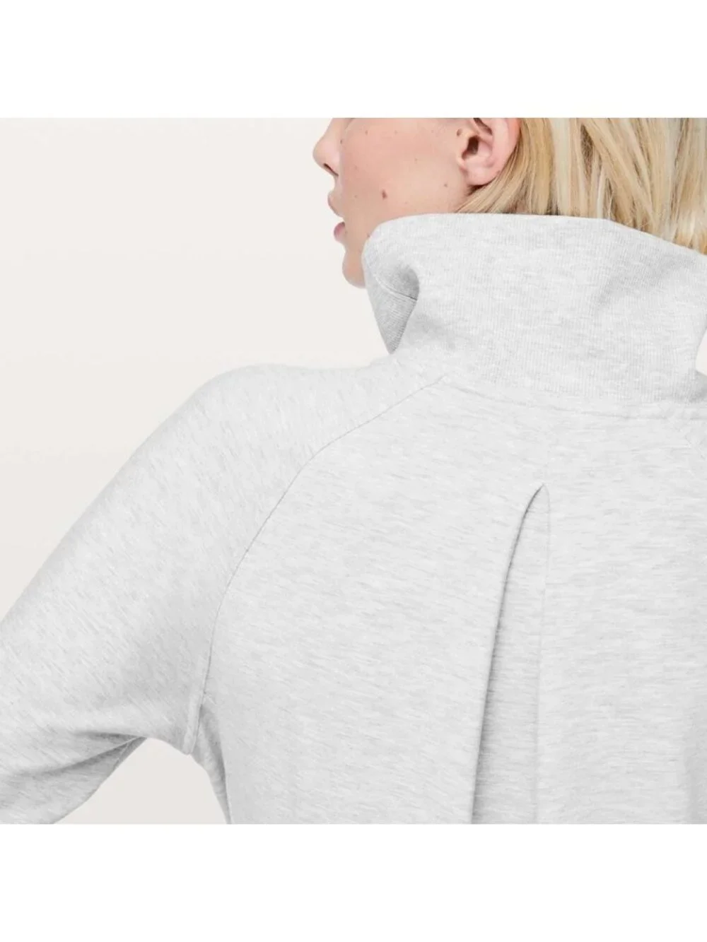 Lululemon High Lines Pullover Heathered Core Ultra Light Grey